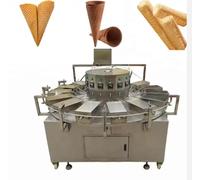 Non-Stick Automatic Egg Roll Machine & Cone Maker - Uniform Crispy Rolls Every Time - Adjustable Speed, Temp, Grout, Patterns - Commercial Grade