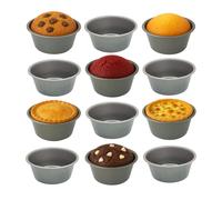Samuel Groves 12 Pack Muffin, Pie, Fairy Cupcake Cups, Superior Double Coated Non-Stick, Air Fryer Suitable, UK Made Individual Baking Cups for Muffins, Cupcakes, Mini Pies, Party, and Pudding