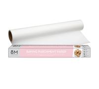 Non-Stick Baking Parchment Paper Roll (8m x 37cm) - Oven & Freezer Safe | Ideal for Baking Cake, Biscuit, Roasting | Food Safe, Durable | Grease-Free Convenient Roll for Home and Professional Use