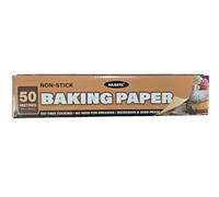 Non- Stick Baking Parchment Paper with Cutterbox Oven Safe Premium Quality Greaseproof Bakery Paper - 300mm x 50m