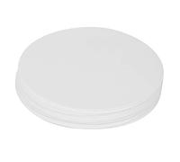 Non Stick BBQ Baking Paper Sheets 500PCS Round Silicone Coated Microwave Oven Safe Kitchen Accessories for Party Weddings Birthdays White 21cm Diameter