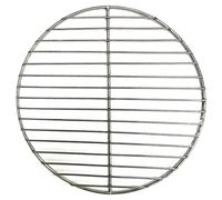Non-Stick BBQ Grill Mat 304 Stainless Steel Round Barbecue Mesh 23cm Diameter Perfect for Bacon Meat and Vegetables - Essential BBQ Accessories for Home Roasting