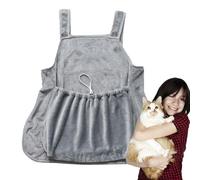 Non Stick Cat Carrier - Adjustable Apron Style Pet Hands Free Pouch | Cat Bag for Small Dogs, Travel & Travel