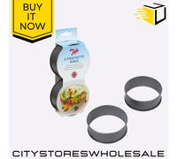Tala Non Stick Egg Poachette Rings Kitchen Cooking Moulds Easy Clean Set of 2