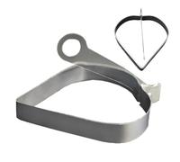 Non-stick Egg Rings - Stainless Steel Heart Ring | Egg Rings for Fried Eggs | Stainless Steel Heart Pancake Maker with Pinch Handle