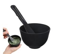 Non Stick Facial Bowl and Spatula Set for Cover Prep Useful Tool
