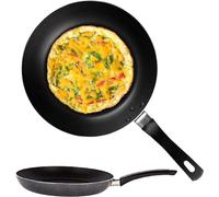 Non - Stick Fry Pan Induction Hob Fry Pan Premium Quality Marble Coated Cooking Pan Compatible with Induction Hob Aluminium Wok Easy Clean Dishwasher Safe (30 cm)