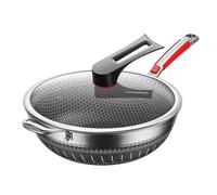 Non-stick Frying Pan - Non-stick Frying Pan | Light Induction Fried Pans, Pan Pan Portable with Lid Scratch Pots for Cooking Cooking Soups Cooking Eggs Easy Cleaning