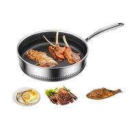 Non-stick Frying Pans | Deep Fried Frying Pan Non-Stick - Kitchen Utensils for Sautéing, Sautéing, Frying, Baking, Omelette, Home Fish Steak Pancake