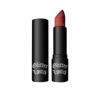 Non Stick Lipstick Sparkling Diamond Glitter Lipstick Halloween Makeup Dark Character Costume Lip Gloss Dark Lip Liner for Women (C, A)