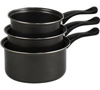 Non-Stick Milk Pan Aluminium Induction Base 3pcs 16cm -18cm -20cm