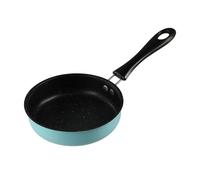Non Stick Mini Pan for One Egg,Fry Egg Pan,Long Handle Omelette Pot,Portable Omelet Skillet Pans(Blue-Style A)