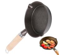 Non Stick Mini Pan with Lid for One Egg - Small Frying Pan 12cm Deep Frying Pans Skillet, Electric and Gas Hobs | Stone Fryinng | Anti-Scratch Pans (20 Cm Without Lid)