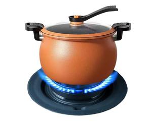 Non-stick Pressure Cooker, Multifunctional Kitchen Accessories Large Capacity Non-Stick | Heavy Duty Cast Iron Pot | Steaming, Rice, Pastry, Legumes - Home,