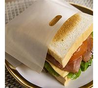 Non-Stick Reusable Toaster Bags - Reusable and Heat Resistant Bread Bag | Bag Create Grilled Cheese Sandwiches in Toaster, Microwave Oven or Grill, Pizza Panini & Garlic Bread A/a