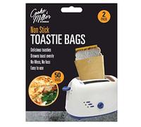 Non Stick Reusable Toaster Toastie Sandwich Toast Bags Pockets Toaster Bags (2)