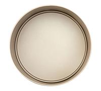 Non-Stick Round Champagne Cake Tin with Loose Base, Carbon Steel Round Cake Pan with Removeable Bottom Premier Housewares Gold One Size