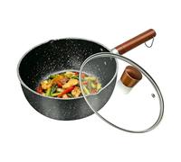 Non Stick Sauce Pan 8.66 Inch Iron Pot with Comfort Handle