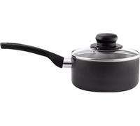Non Stick Saucepan with Lid | Anti Slip Soft Handle | Cooking Pots & Pans | Perfect for Kitchen & Restaurant | Multi Purpose Sauce Pot (Chef's Choice, 18cm FS018)