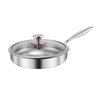 Non-Stick Saucepans with Lid for Induction Electric Cooker | Titanium Alloy Non-Stick Frying Pan Tableware Supplies Kitchen Utensils for Home Restaurant