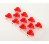 Non Stick Silicon 11 Heart Ice Cube Tray Also Chocolate Jelly Sweet Wax Moulds