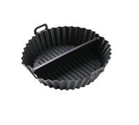 Non-Stick Silicone Baking Tray with Two Independent Sections for Simultaneous Preparation of Different Dishes (F)