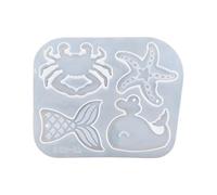 Non-stick silicone craft mold projects featuring marine life design; box mold box mold box mold pendant silicone
