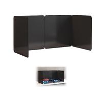 Non-Stick Splatter Guard - Folding Cooker Side Splash Back for Kitchen Stove, Ideal for Mess-Free Cooking and Easy Cleanup