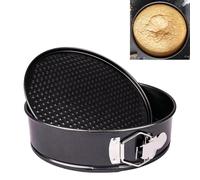 Non-Stick Spring Form Cake Tin, 2Pcs Round Cake Tin Set, 8 Inch Cake Tins for Baking, Cheesecake Tin Springform Loose Bottom, with Loose Base for Easy Release, Fridge & Freezer Safe, Sizes 20cm