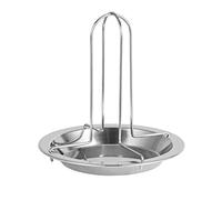 Non Stick Thickened Vertical Stainless Steel Chicken Roaster Rack with Built In Bowl for BBQ Grill Accessories