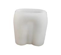 Non-Stick U-Shaped Vase Silicone Mold Candlestick Epoxy Resin Mold Desktop Decoration Mold for Craft Ornament