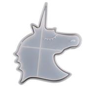 Non-Stick Unicorn Piggy Bank Shape, Coin Storage Box, Silicone, Resin, Craft Tool for Making Home Decoration, Coin Storage Box, Money Box