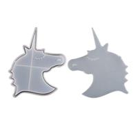 Non-Stick Unicorn Piggy Bank Shape, Coin Storage Box, Silicone, Resin, Craft Tool for Making Home Decoration, Coin Storage Box, Money Box