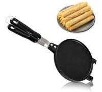 Non-Stick Waffle Cone Maker Pan,Aluminum Alloy Egg Roll Mold,Ice Cream Cone Maker Machine with Long Handle Household Kitchen Baking Tool Dessert Making Mold Baker for DIY Homemade,Snack,15.16 X 6.69in