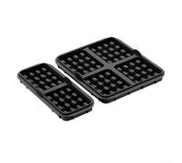 Non-Stick Waffle Maker Insert for Belgian Waffles Quick Clean(Black)