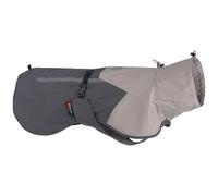 Non-Stop Dogwear Fjord Raincoat 2.0 for Dogs, Grey, Size 60, 3-Layer Recycled Polyester