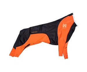 Non-Stop Dogwear Full Body Suit Protector Snow Female Black/Orange