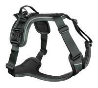 Non-stop dogwear Ramble Harness, Large (Green) - Versatile Hiking and Everyday Dog Harness with Adjustable Straps, Lightweight & Comfortable for Growing Puppies and Strong Body Builds