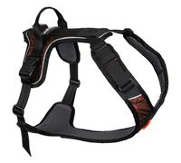 Non-Stop Dogwear Rock Harness Dog Harness Black Padded Reflective