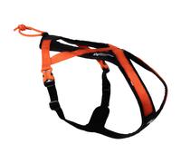 Non-Stop Dogwear Rush Harness, Black/Orange - 6