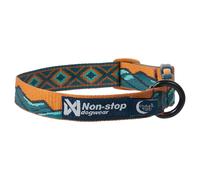 Non-Stop Dogwear Trail Quest Collar Rachel Pohl Teal/Oak For Dogs