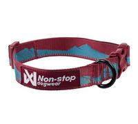 Non-Stop Dogwear Trail Quest Collar, Teal/Wine (S)