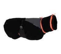 Non-Stop Dogwear Trekking Fleece Dog Jacket, Black/Orange - 33