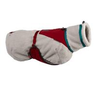 Non-Stop Dogwear Trekking Fleece Dog Jacket, Grey/Wine/Teal - 50