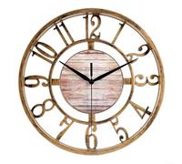 Non-Ticking Quartz Wall Clock 11in for Easy Read for dial Non-Ticking | AA for battery powered, no wiring needed, easy install anywhere, kitchen living room school classroom use