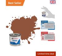 Non-Toxic 14ML Brick Red Enamel Paint - Matte Finish for Safe Creative Projects