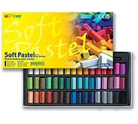 Non Toxic Mungyo Soft Pastel Set of 48 Assorted Colors Square Chalk(US English Version) - New Version