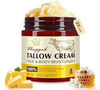 Non-Toxic Tallow And Honey Balm, Whipped Beef Tallow Face Cream, Natural Beef Tallow Skin Care, Organic Beef Tallow Moisturiser Body, Grass-Fed Beef Tallow,Vegan Non-Greasy & Anti Aging Barrier Repair