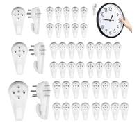 Non-Trace Picture Hanging Kit, 70 PCS Hooks for Hard Walls, Secure Picture Frame Mount for Plasterboard, Drywall, Brick Walls