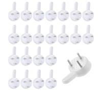 Non-Trace Picture Hook 30 Pcs Wall Studs, Picture Hanging Kit, Frame Hanger Hook, Assorted Picture Hanger Set for Hardwall Drywall Painting Wedding Photos Mirror, White